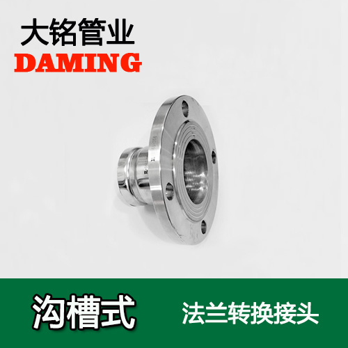 DN300 溝槽式深夜18禁下载法蘭轉換直通接頭（304 316L）