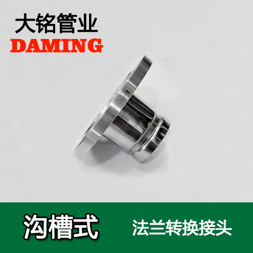 DN200 溝槽式深夜18禁下载法蘭轉換直通接頭（304 316L）